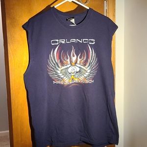 Harley Davidson sleeveless t-shirt from Orlando Fl